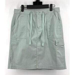 L.L. Bean Cargo Skirt Favorite Fit Drawstring Women's Size 6